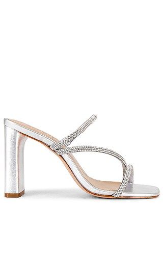 Chessie Bright Sandal in Silver & Cristal | Revolve Clothing (Global)