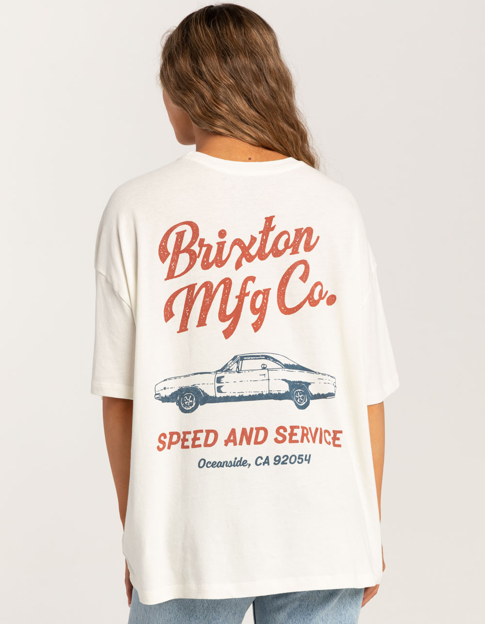 BRIXTON Mission Car Womens Boyfriend Tee | Tillys