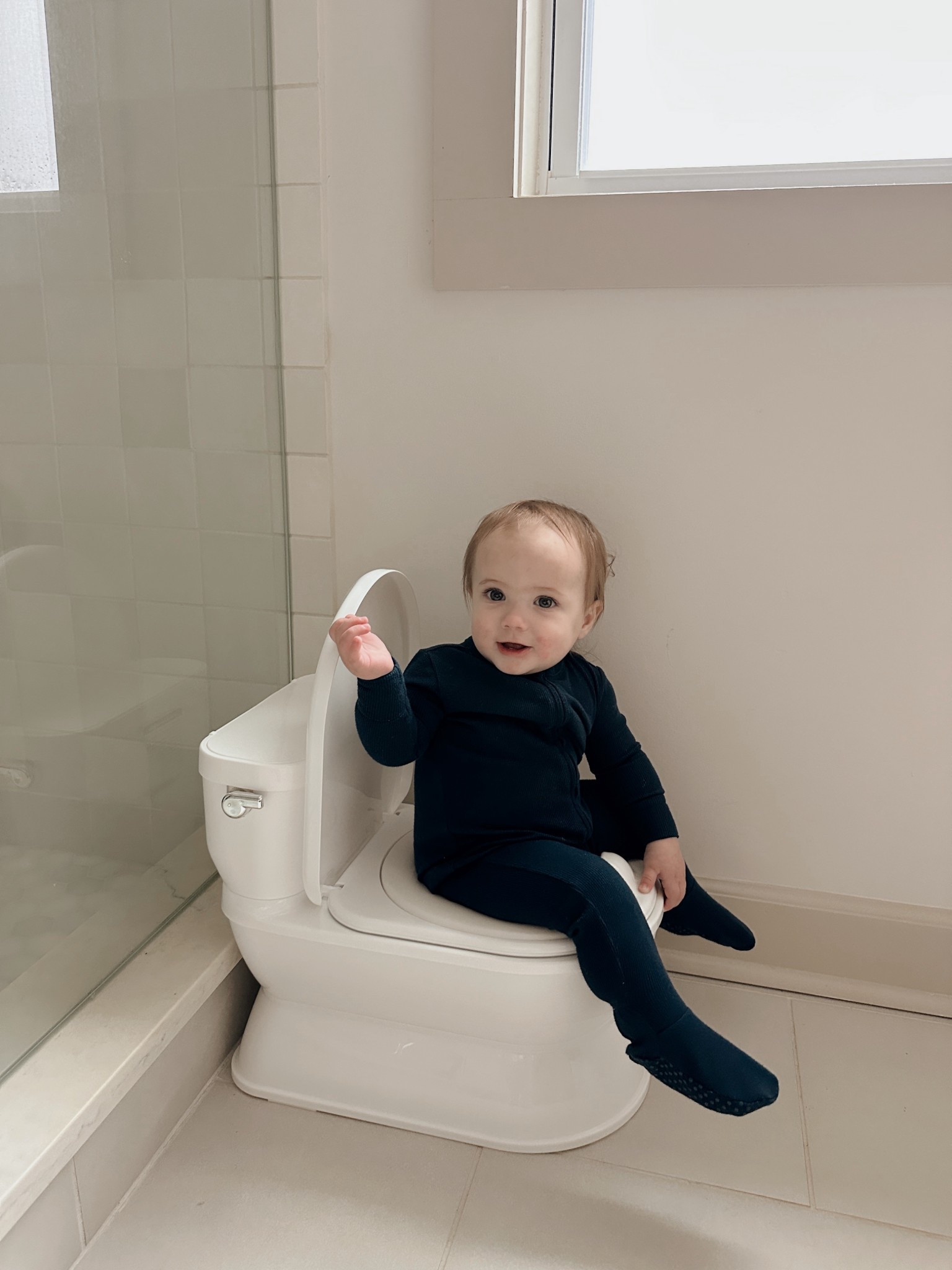 The ultimate potty training solution: flushes, holds wipes, and even has a toilet paper roll so your little one can go big kid style. My girl LOVES it!

#LTKBaby #LTKKids
