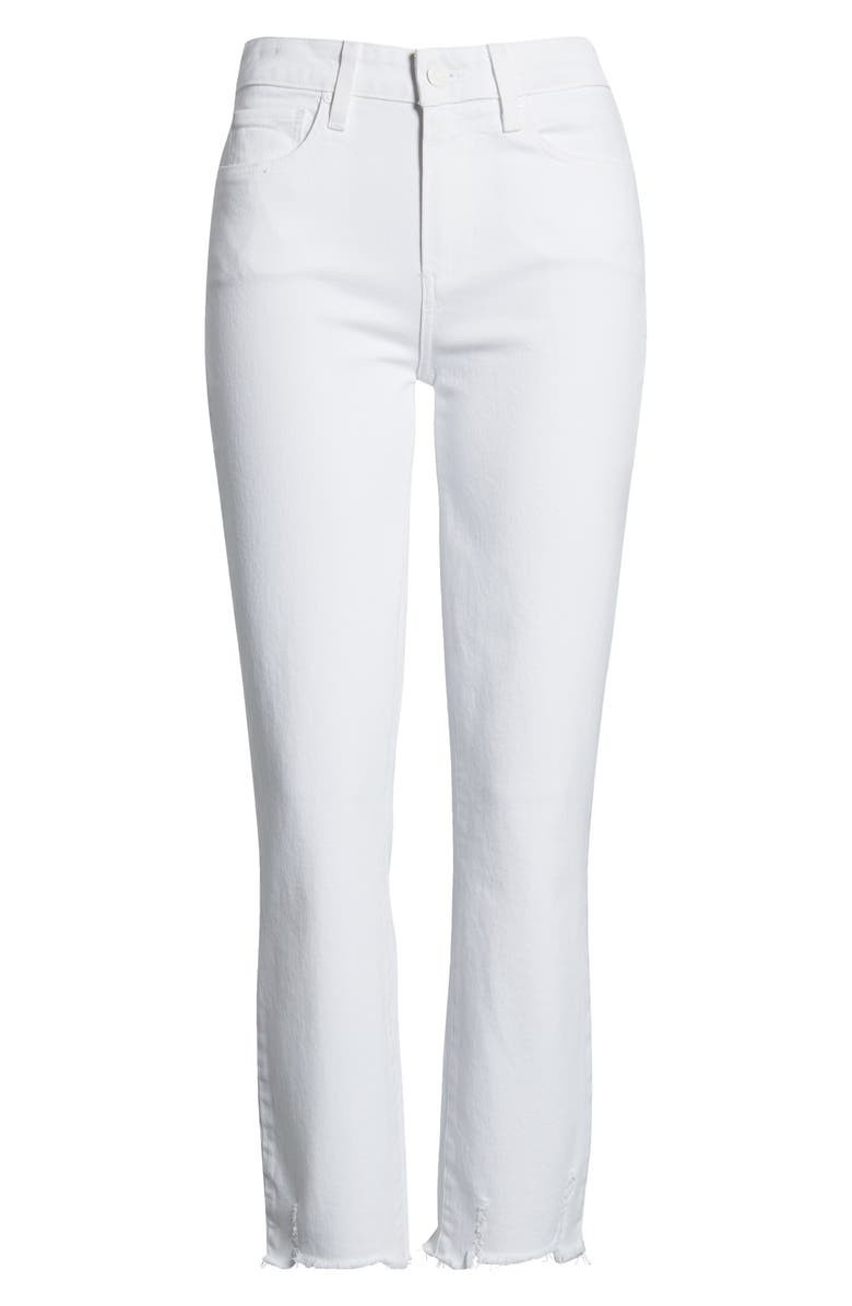 Cindy High Waist Raw Hem Ankle Jeans | Nordstrom