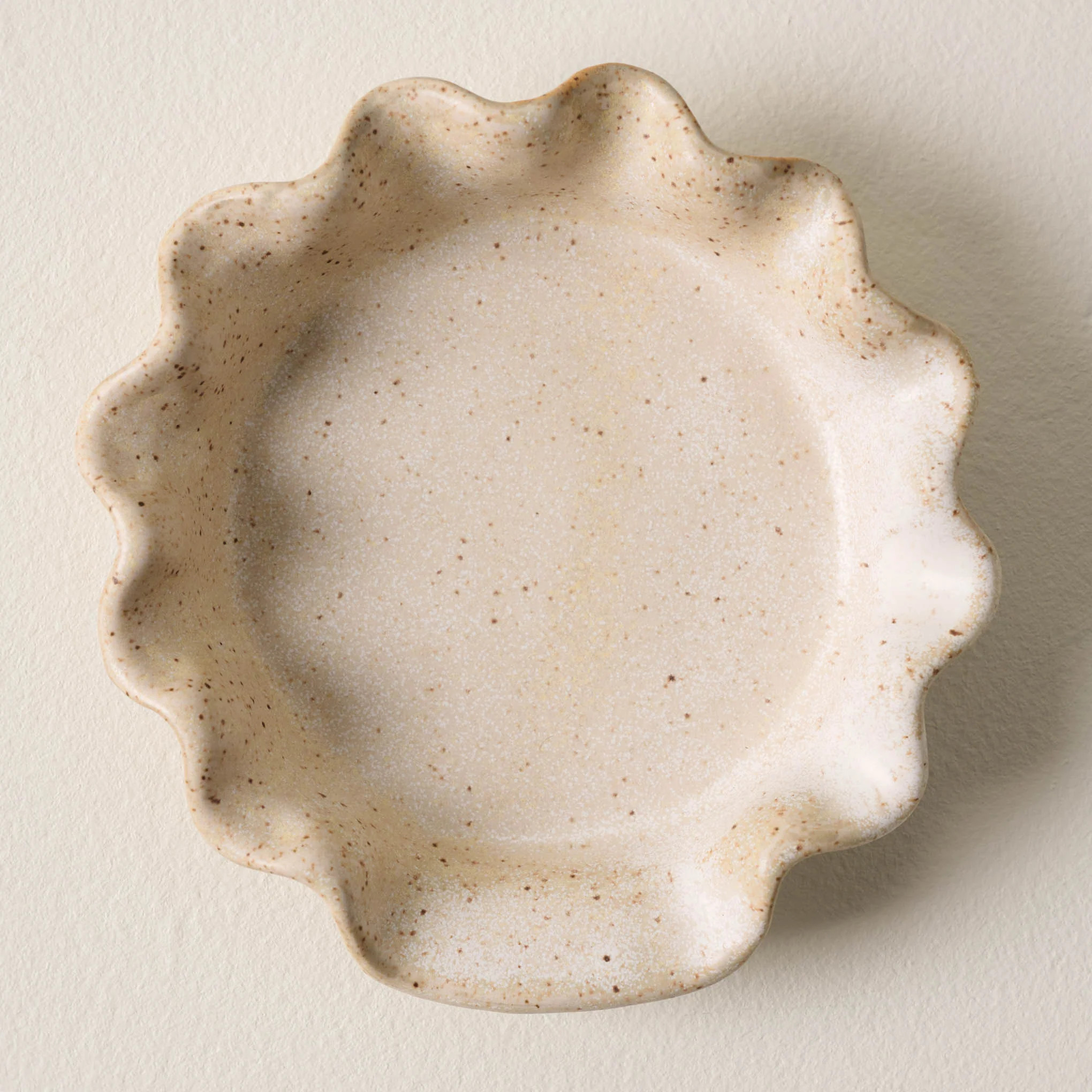 French White Ruffle Spoon Rest | Magnolia