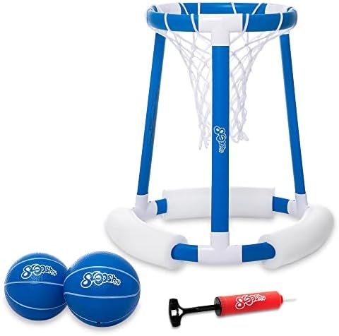 Amazon.com: Floating Pool Basketball Hoop Game for Swimming Pool | Includes Hoop, 2 Balls and Pump,I | Amazon (US)