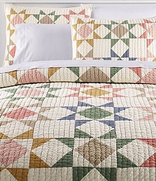 L.L.Bean North Star Patchwork Pattern Reversible Quilt - King | Dillard's