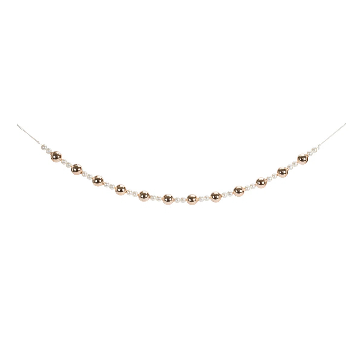 Pearl and Glass Ball Garland 32" | Wayfair North America
