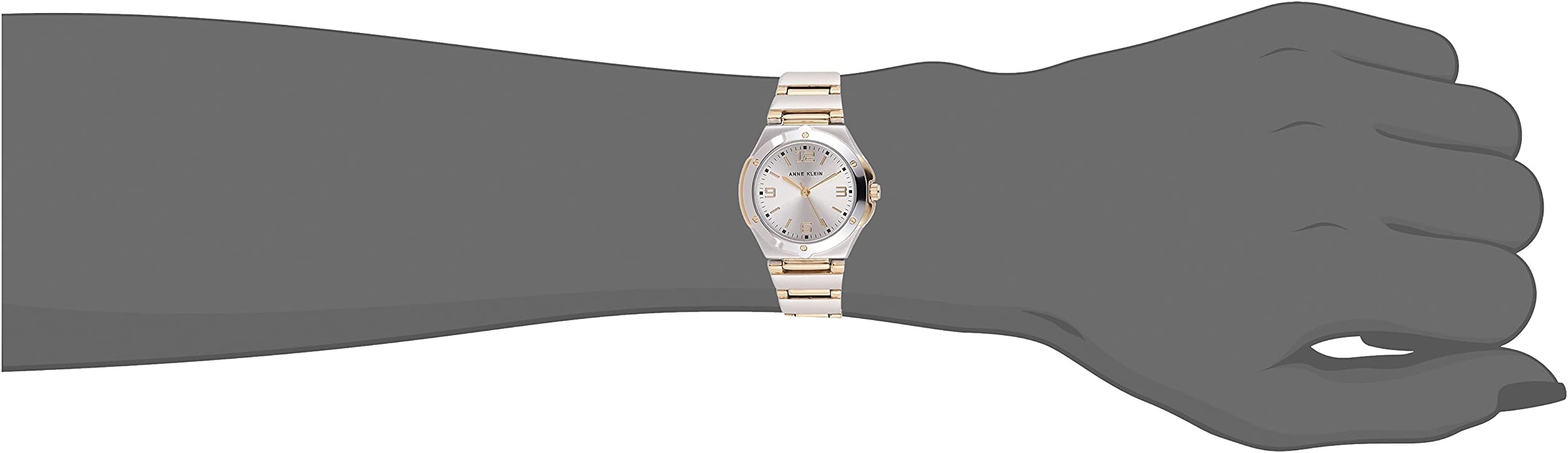 Anne Klein Women's Two-Tone Bracelet Watch, 10/8655SVTT | Amazon (US)