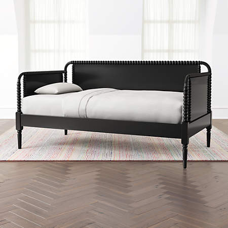 Jenny Lind Black Daybed | Crate & Barrel
