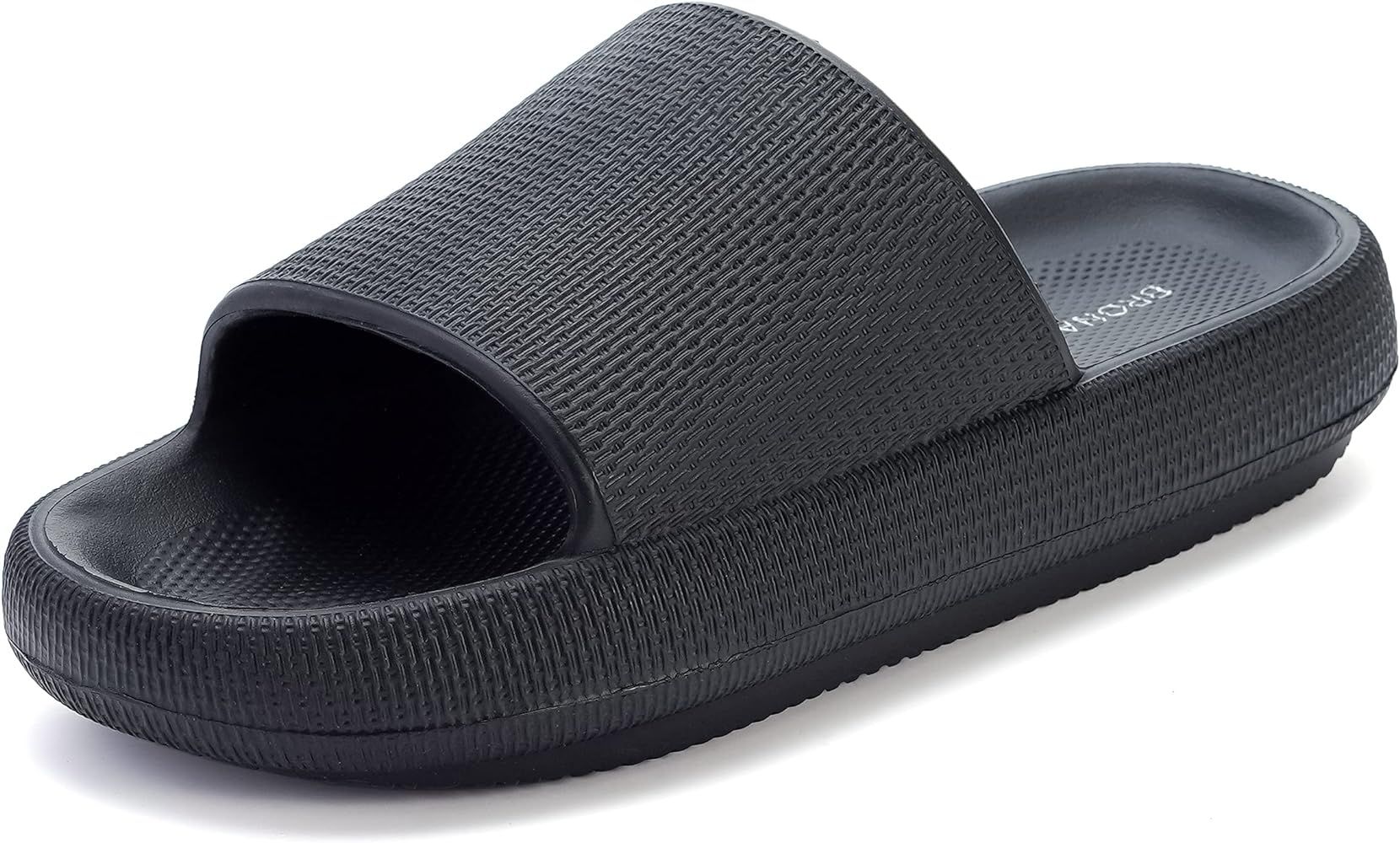 BRONAX Pillow Slippers for Women and Men | House Slides Shower Sandals | Extremely Comfy | Cushioned | Amazon (US)