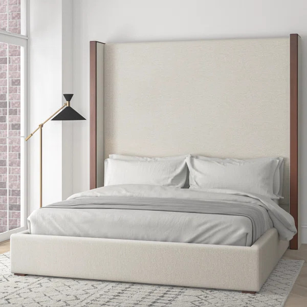 Grasser Upholstered Wingback Storage Bed | Wayfair North America