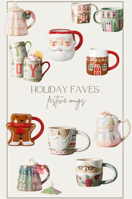 Holiday mug
Coffee mug 
Santa mug
Anthropologie 
Festive mug

#LTKSeasonal #LTKGiftGuide #LTKHoliday