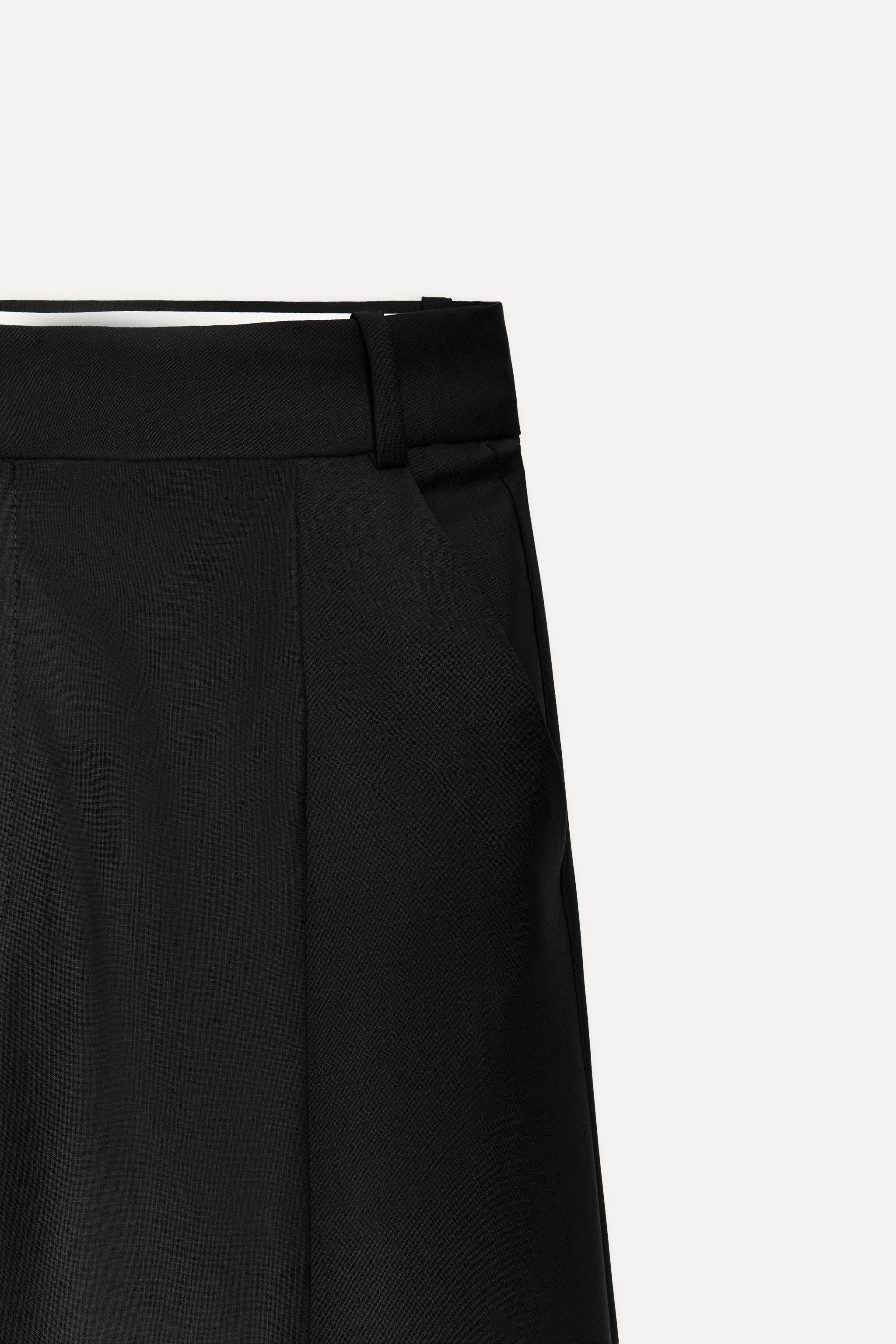 50TH ANNIVERSARY WOOL-BLEND DARTED TROUSERS | Zara UK