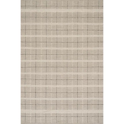 Nate Berkus Downing Plaid Wool Cozy Area Rug