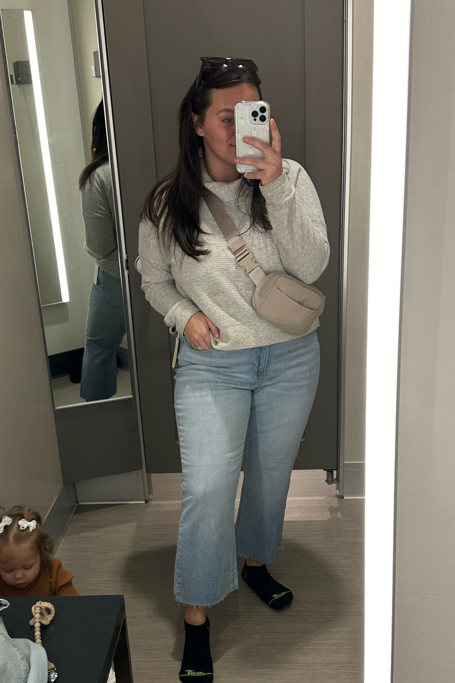 The perfect petite pants for my short girlies 😭🙌🏼 
Petite fashion + target jeans + boyfriend jeans + straight cut jeans + mom outfit 

#LTKfindsunder50 #LTKstyletip #LTKmidsize