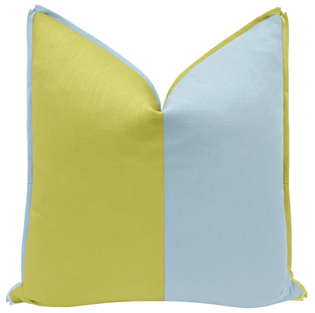 THE DUET | CLASSIC LINEN // CHARTREUSE + POWDER BLUE | LITTLE DESIGN COMPANY