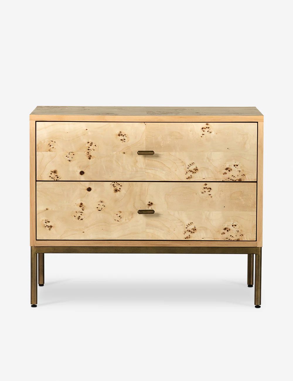 Lorca Burl Wood Nightstand | Lulu and Georgia 