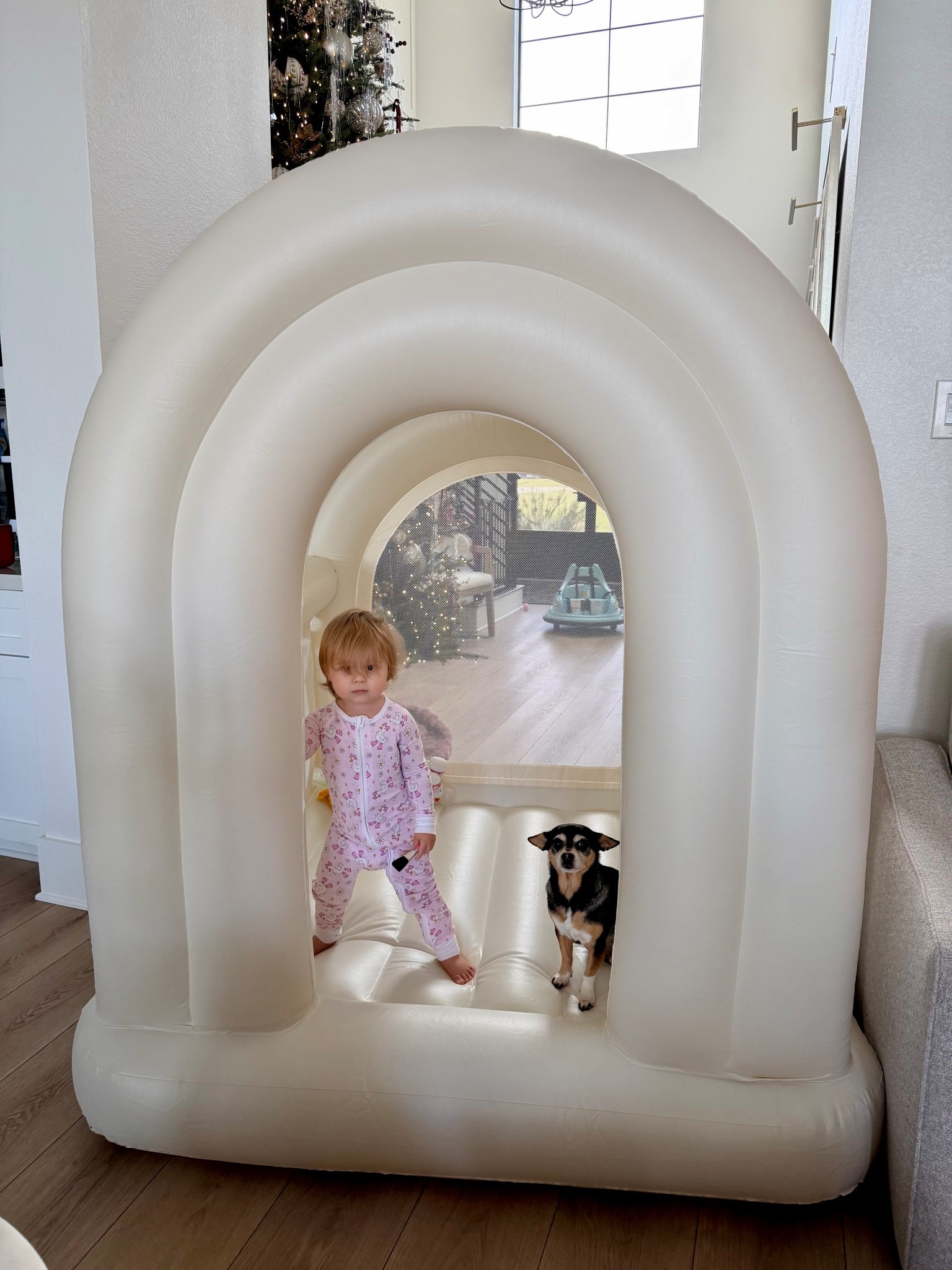 Bentlee’s new bounce house! Just airs up and you can unplug it! 

#LTKKids #LTKBaby