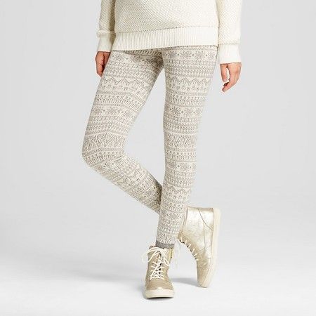 Women's Patterned Legging Gray - Mossimo Supply Co.™ (Junior's) | Target