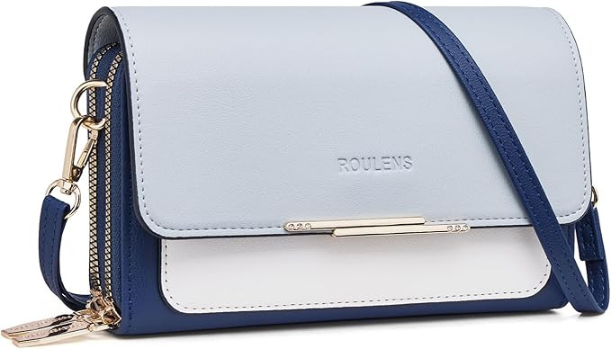 Roulens Small Crossbody Bag for Women,Cell Phone Purse Women's Shoulder Handbags Wallet Purse wit... | Amazon (US)