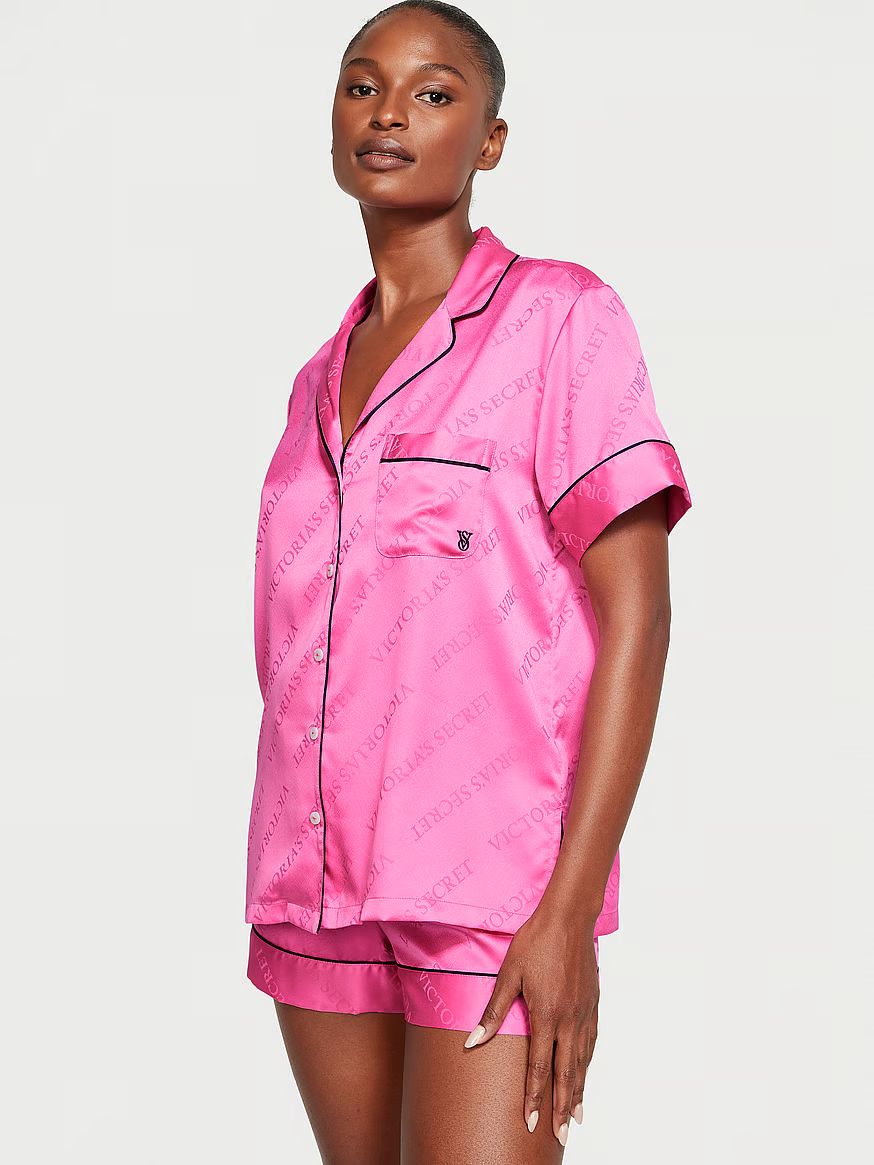 Satin Short Pajama Set | Victoria's Secret (US / CA )