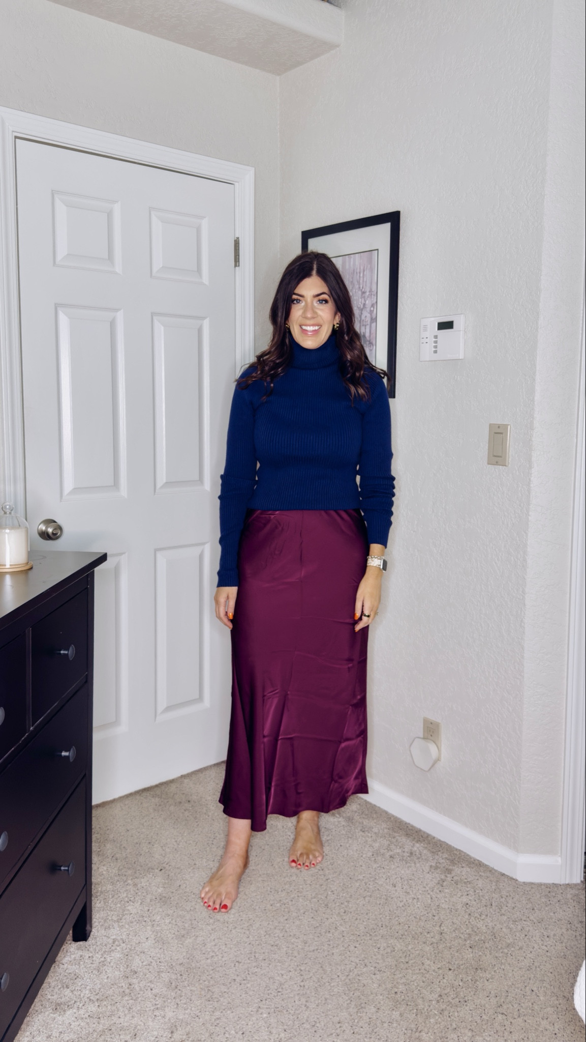 Old navy sale finds
In a medium tall rib knit turtleneck
In a medium tall satin skirt


#LTKSaleAlert #LTKMidsize #LTKWorkwear