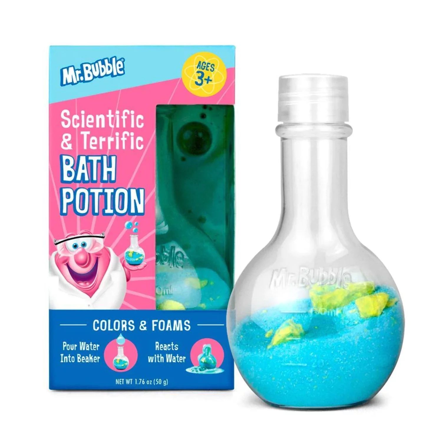 Mr. Bubble Scientific & Terrific Bath Potion, Original Bubblegum Scent, 1.76 oz. - Walmart.com | Walmart (US)