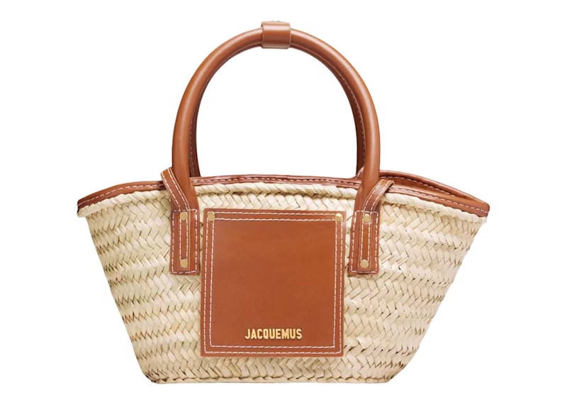 Women's Jacquemus Basket Bag Le Petit Panier Soli in Light Brown | StockX