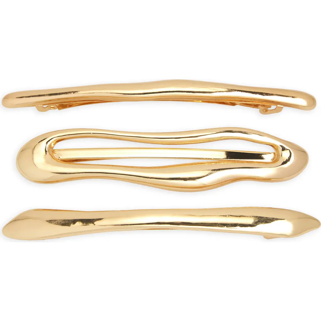 Tasha Set of 3 Barrettes in Gold at Nordstrom | Nordstrom
