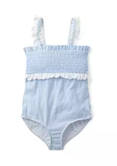 Crown & Ivy™ Girls 4-6x Printed One-Piece Swimsuit | Belk