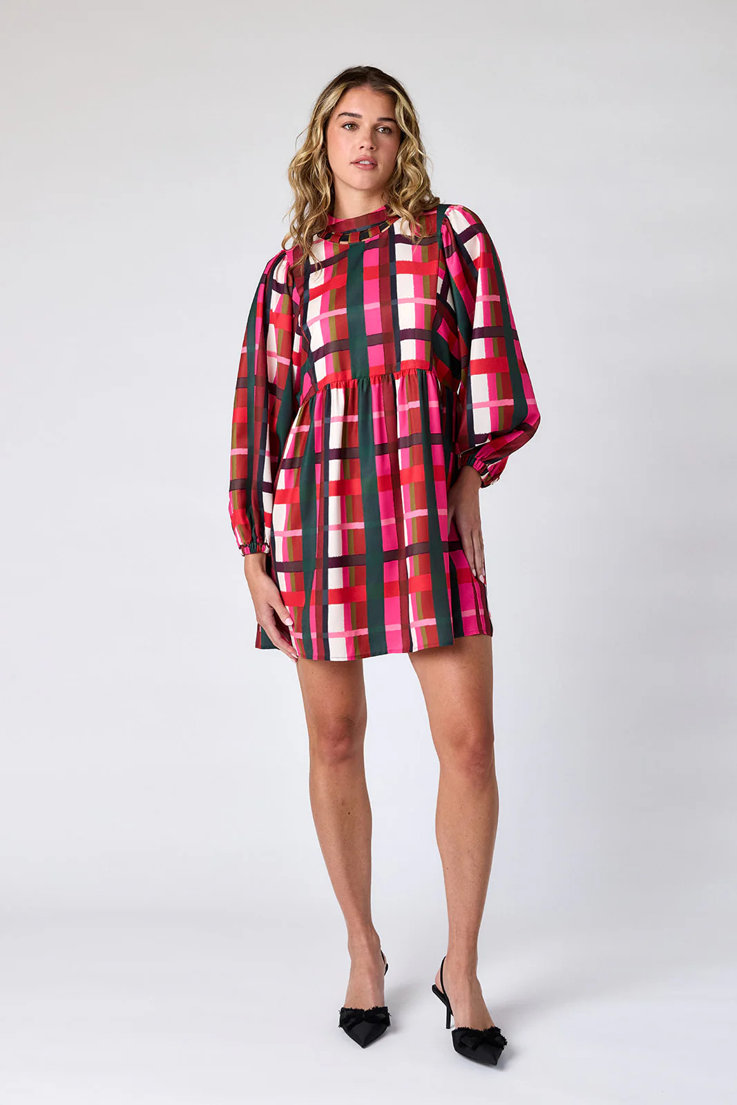 Easton Dress in Holiday Plaid | CROSBY by Mollie Burch | CROSBY by Mollie Burch
