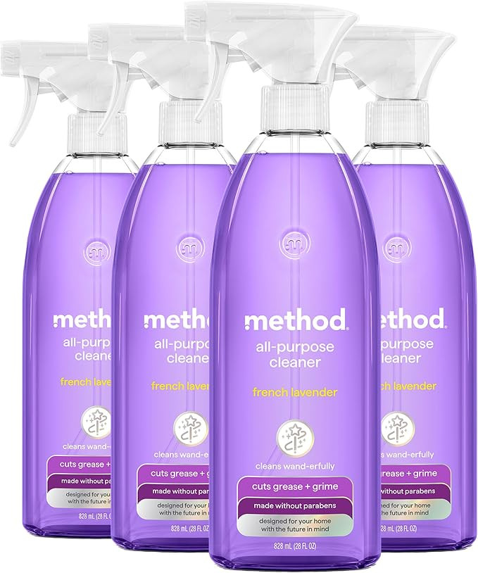 method All-Purpose Cleaner Spray, French Lavender - Cuts Grease & Grime on Counters, Glass, Seale... | Amazon (US)
