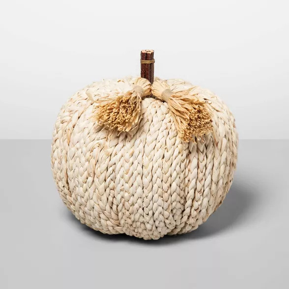 9" x 8.6" Water Hyacinth Pumpkin Natural - Opalhouse™ | Target