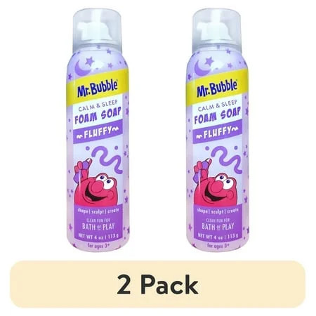 (2 pack) Mr. Bubble Calm & Sleep Foam Soap, Calming Lavender, Eucalyptus, and Chamomile Scent, 4 oz | Walmart (US)
