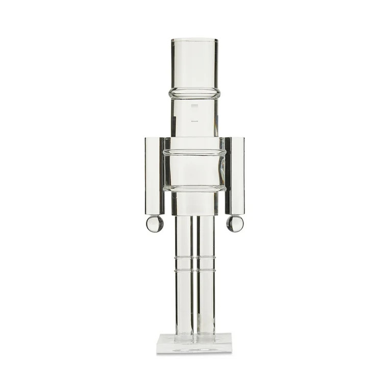 Clear Acrylic Nutcracker Decoration, 14.5 in, by Holiday Time | Walmart (US)