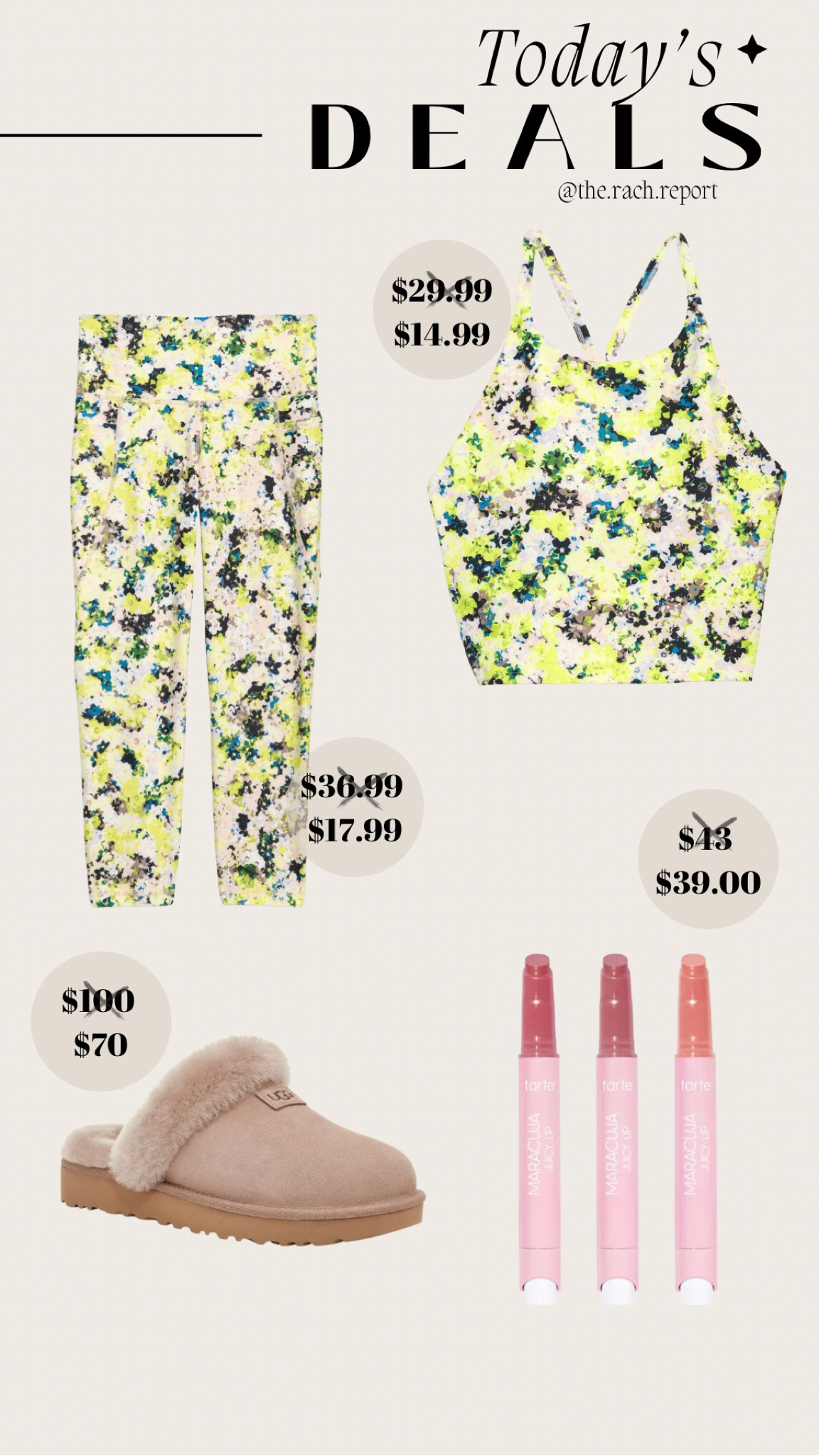 Today’s deals 🏷️ 
•
slippers sale active activewear beauty lipgloss 

#LTKunder100 #LTKsalealert #LTKFind