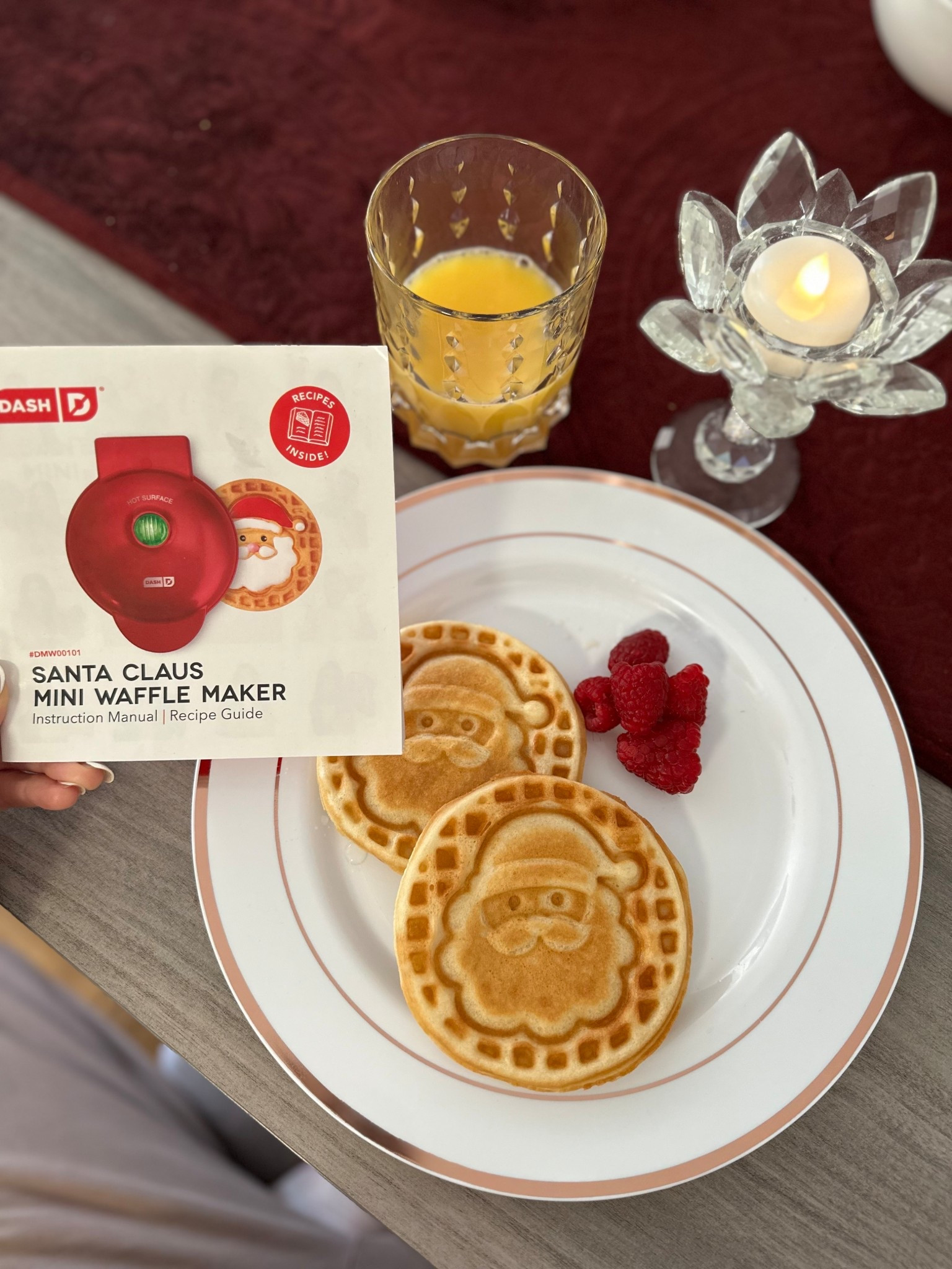 Santa Claus waffle maker.

#LTKmomlife #LTKHoliday