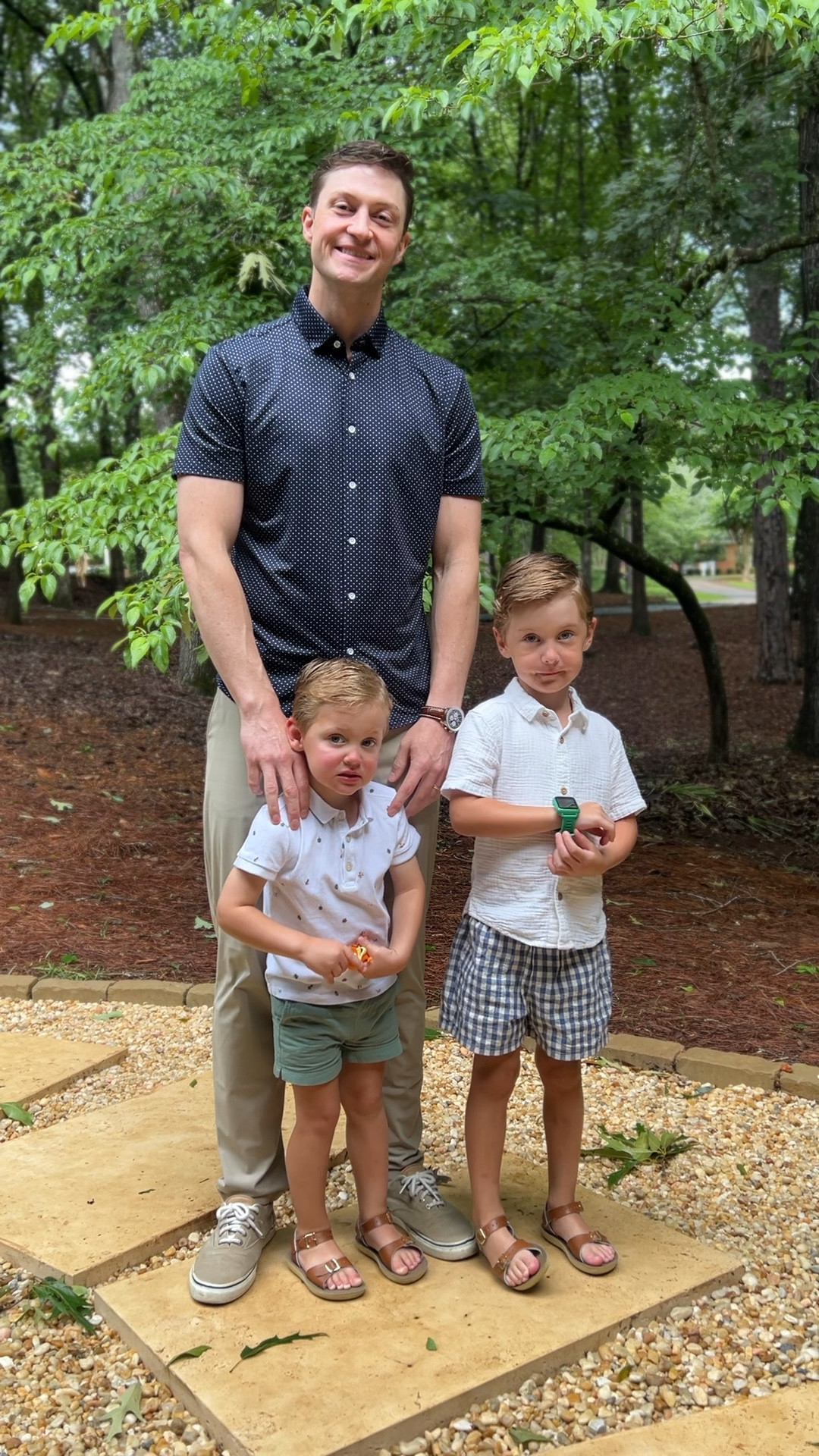 Christian in Mizzen & Main (his favorite style - Leeward Scott sleeves) and Rhône commuter pants (he loves this pair!) -

#LTKMens