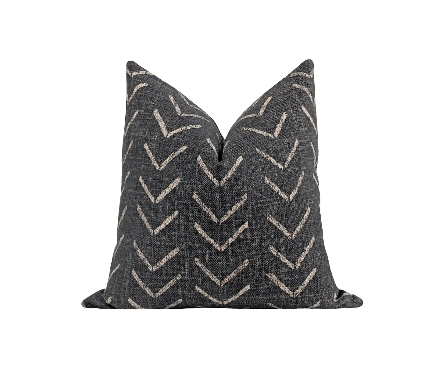 Salem Onyx Tribal Arrow Print Pillow | Land of Pillows