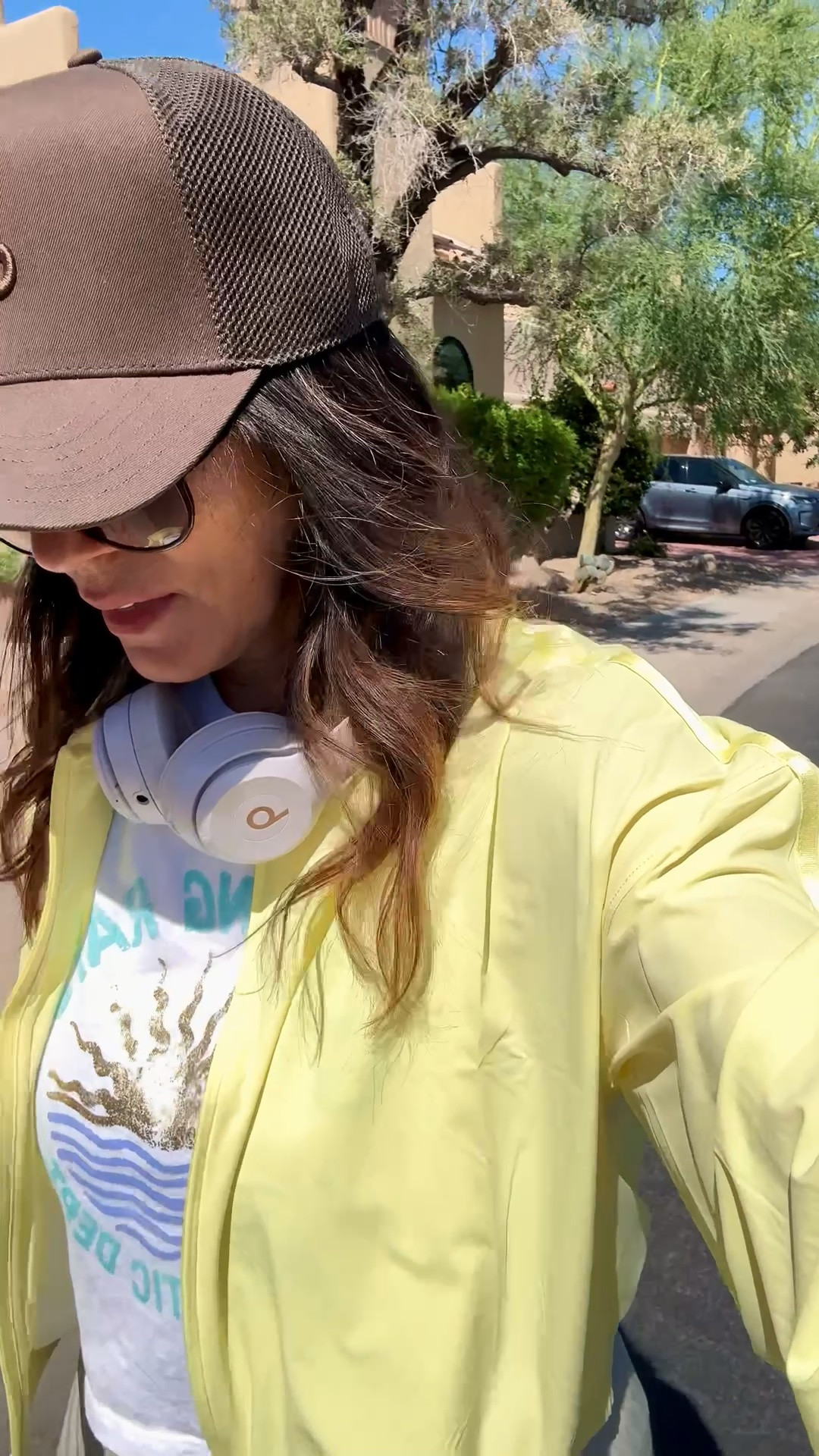 Just noticed my active skort is on promo too(ends Sunday) 
@alo jacket and hat -save 30% 
Wearing a large in the jacket (runs small) and I didn’t want it to look cropped. 
And wearing medium in skort(runs a little big so size down if you are in between)
Trucker hats at all are pricey so now’s the time to splurge with 30% off!!

#LTKMothersDay #LTKxMadewell #LTKActive