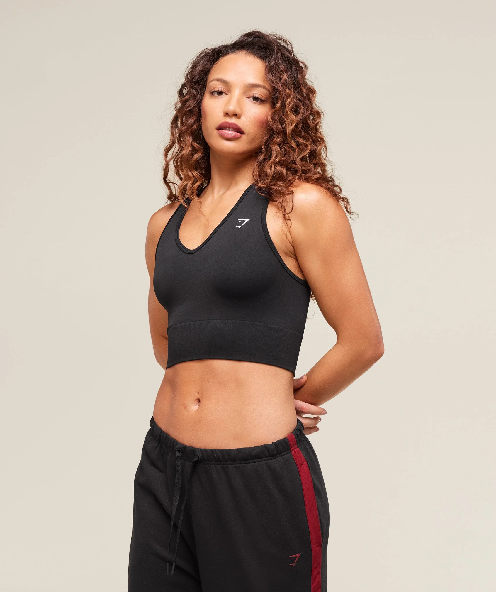 Gymshark Everyday Seamless Crop Tank - Black | Gymshark US