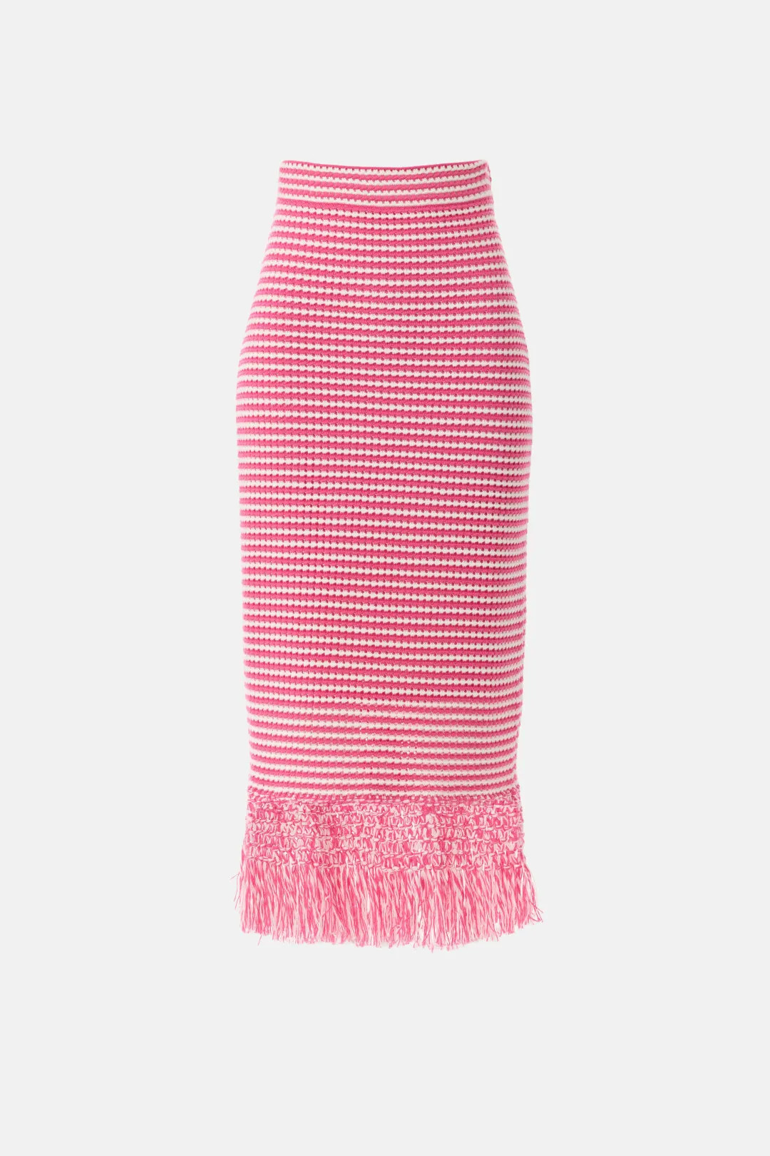 Knit Midi Skirt With Crochet Trim | Rent the Runway
