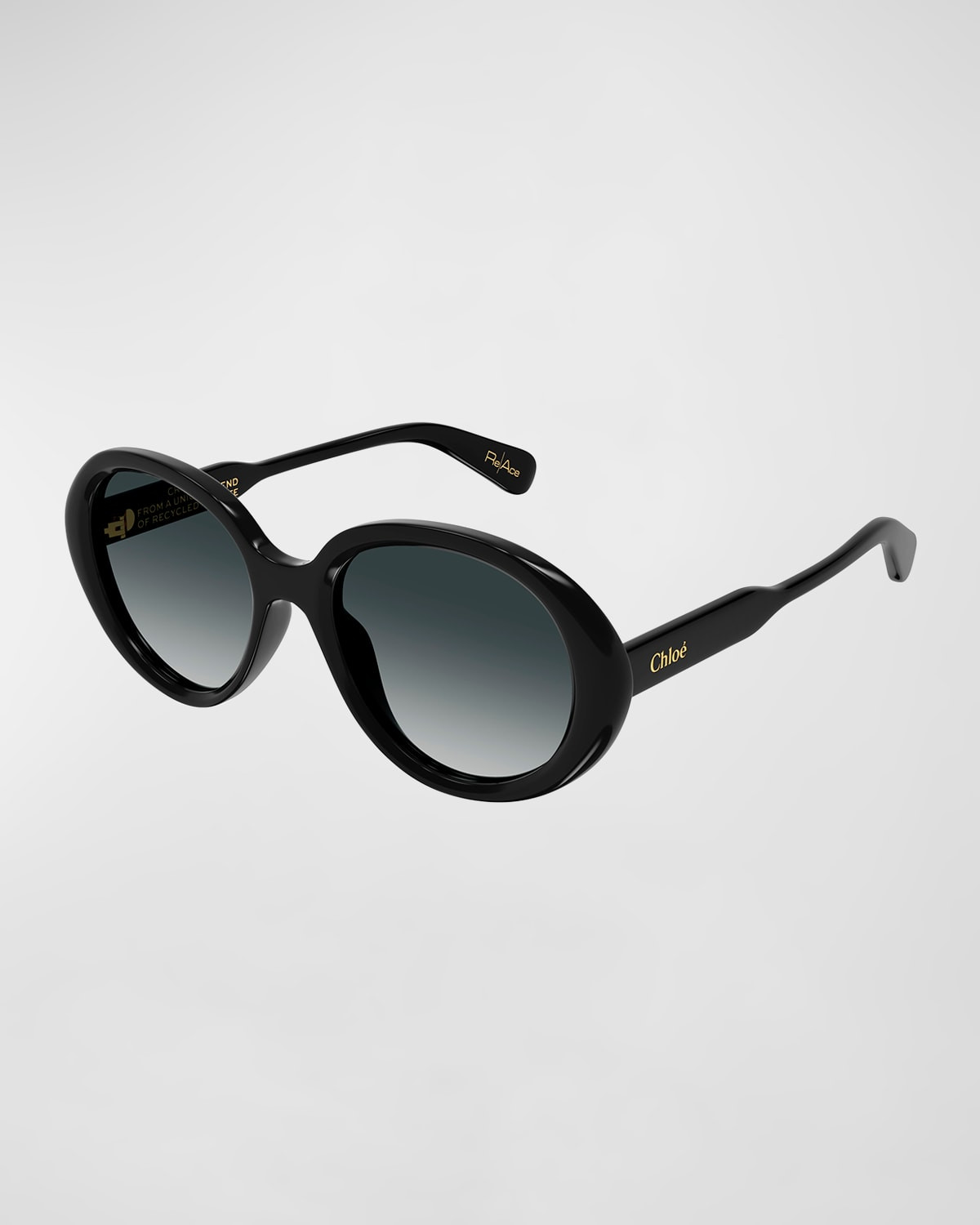 Gradient Acetate Round Sunglasses | Neiman Marcus