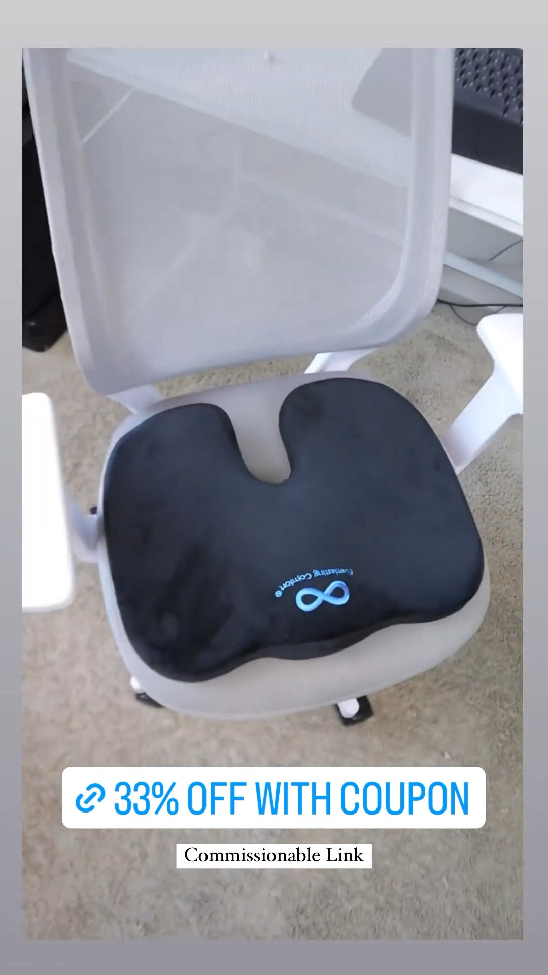 Sale Alert! Apply the coupon and you can get this seat cushion for 33% off! You’ll be able to sit at your desk comfortably for an extended period of time. 

#LTKhome #LTKunder100 #LTKsalealert