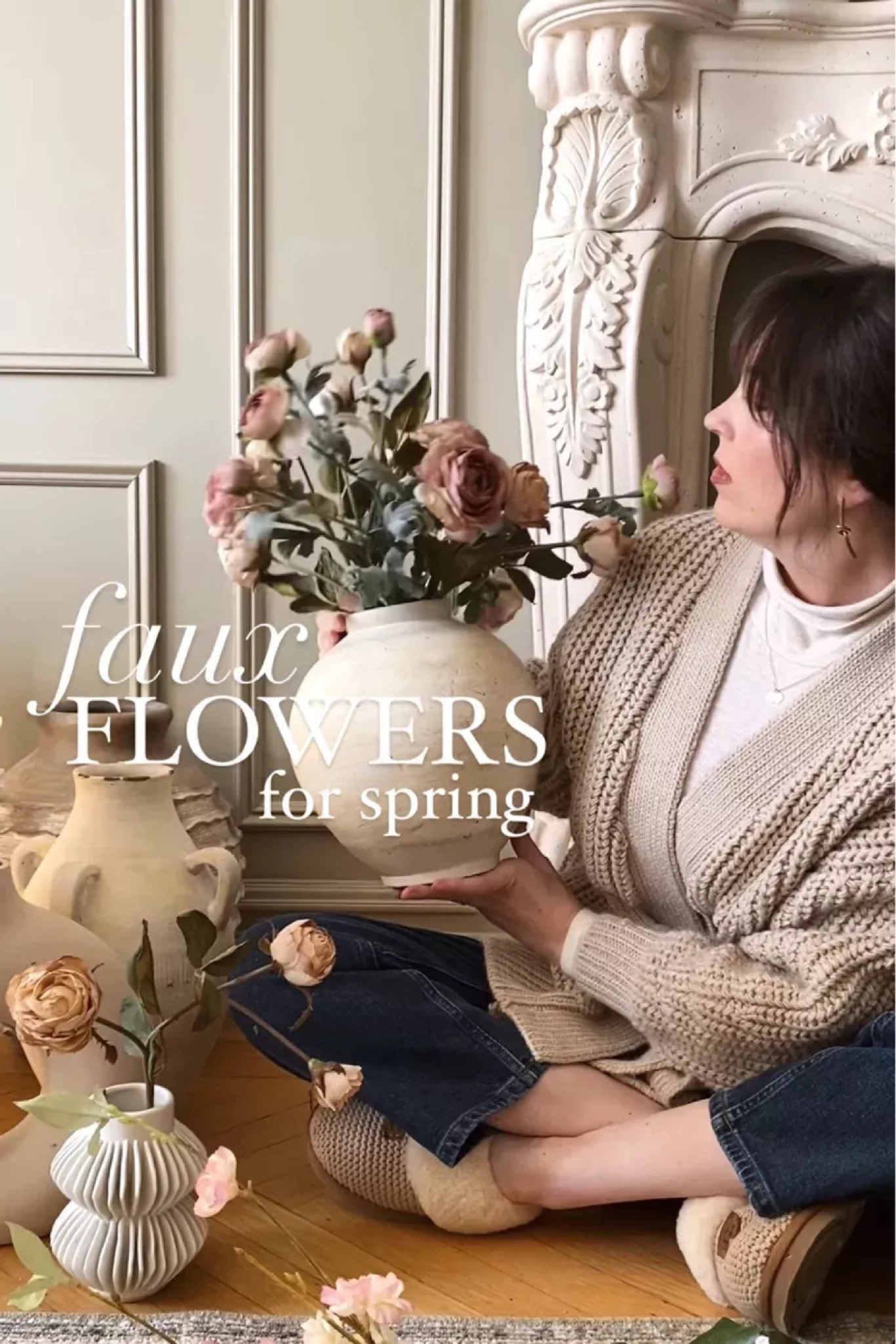 faux flowers for spring and vases for home decor

#LTKhome #LTKSeasonal #LTKunder50