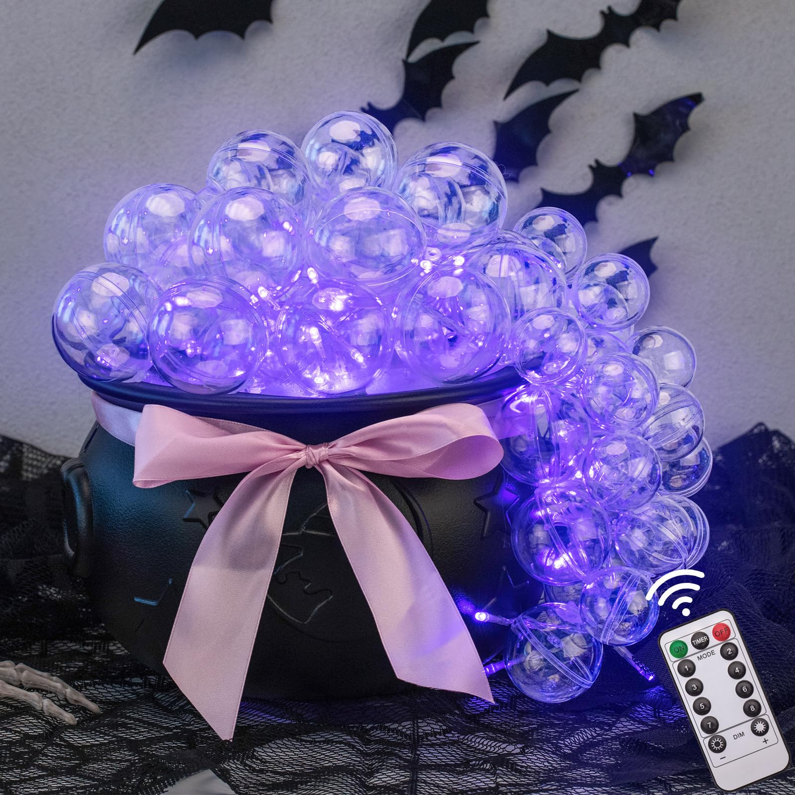 AYGXU Halloween Decorations Indoor,Black Witches Cauldron,Halloween Party Decorations,Plastic Cau... | Amazon (US)