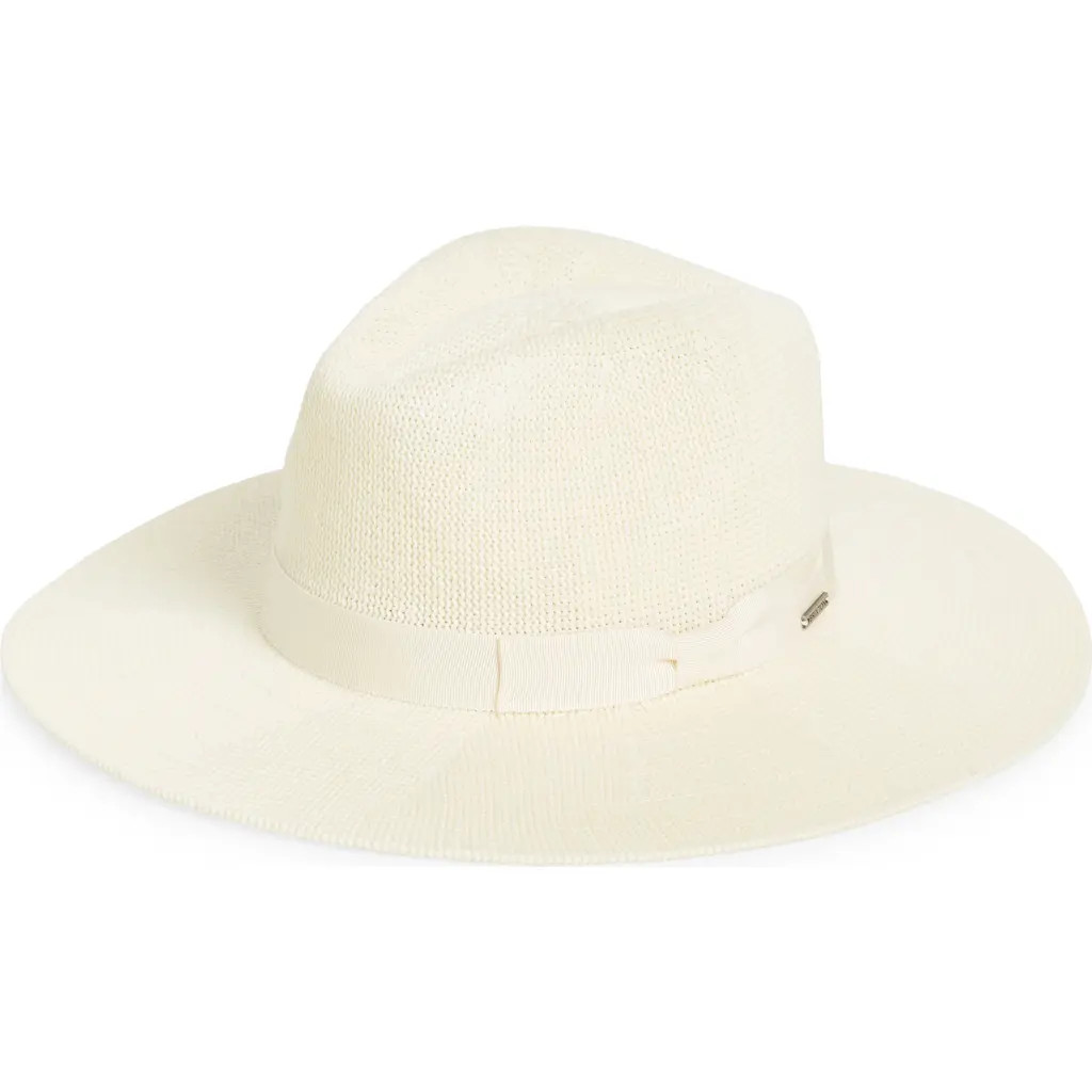 Brixton Lyons Packable Fedora in Natural at Nordstrom, Size X-Small/small | Nordstrom