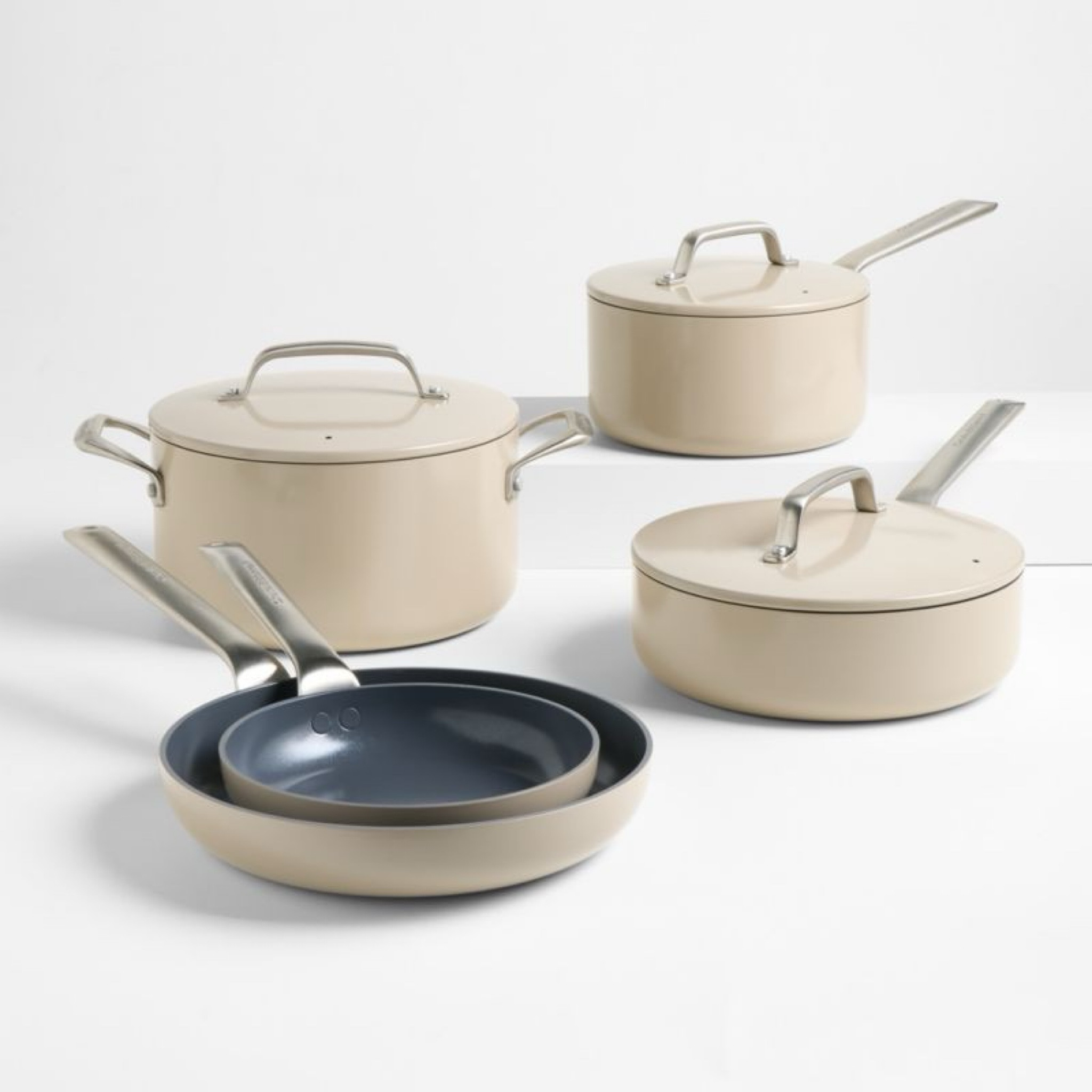 Crate & Barrel EvenCook Ceramic Taupe
Nonstick 8-Piece Cookware Set with Bonus

#LTKGiftGuide
