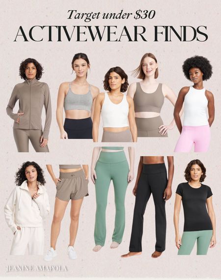 Target under $30 activewear finds 🙌🏻🙌🏻

Sports bras, joggers, leggings, sweatshirts, tshirts 

#LTKstyletip #LTKSeasonal #LTKfitness
