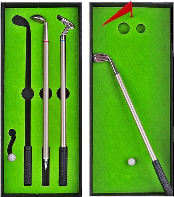 Golf Club Pen Set Gifts for Men Dad - Funny Unique Gag Stocking Stuffers - Novelty Desktop Sports... | Amazon (US)