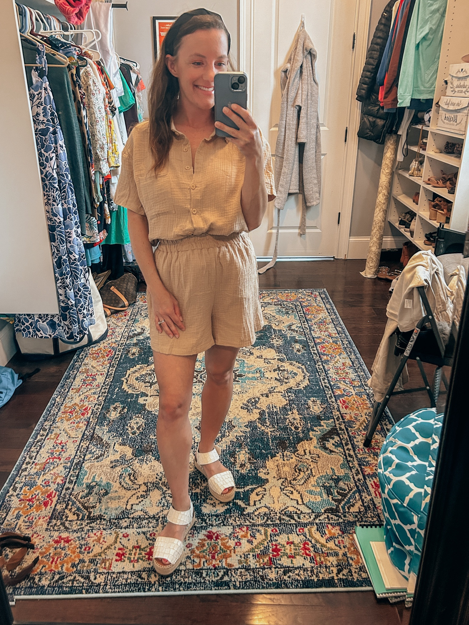 Linen two piece matching set 

#LTKSeasonal #LTKstyletip #LTKfindsunder100