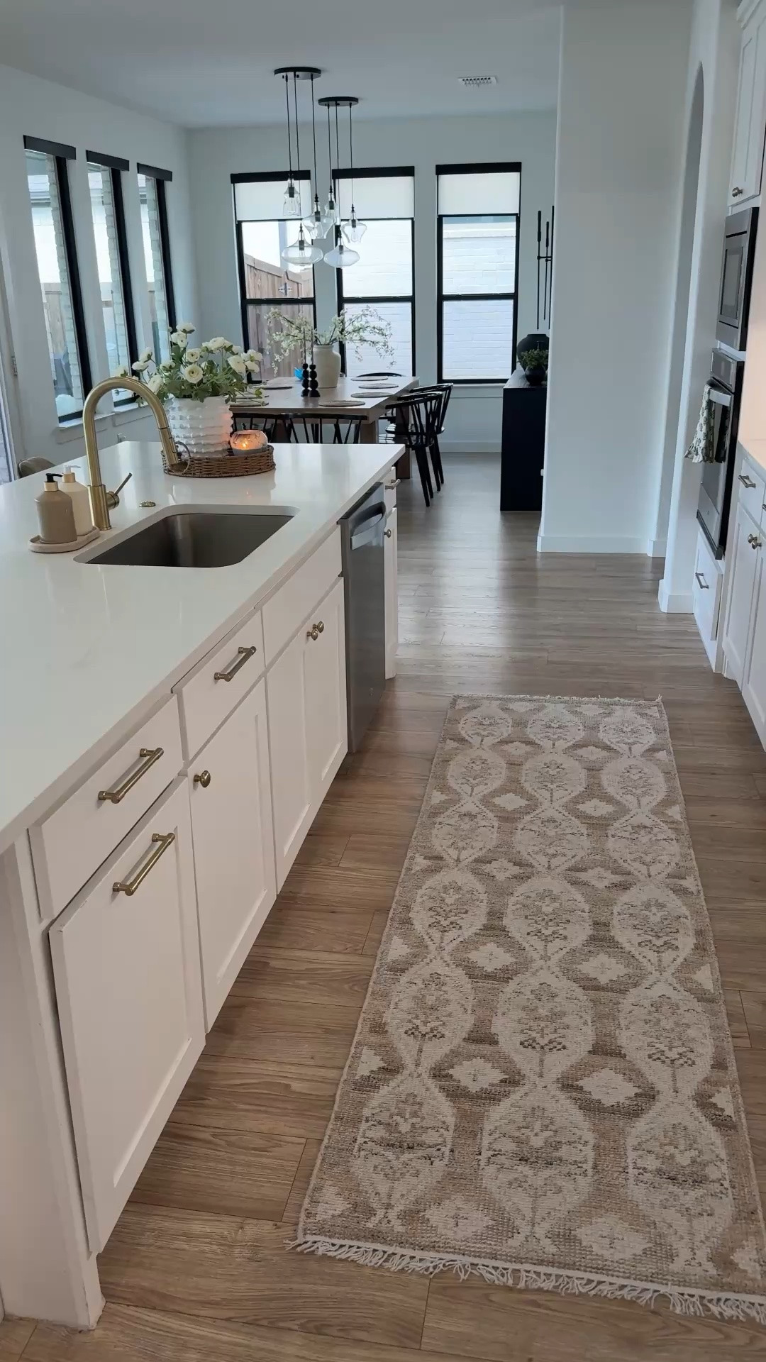 Kitchen runner, area rug, neutral rug, hand knotted rug

#LTKHome