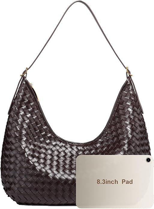 Woven Hobo Bag Woven Purse Woven Shoulder Bag Woven Handbags for Women | Amazon (US)